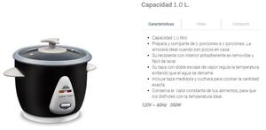 Olla arrocera CAPACIDAD 1.0 L