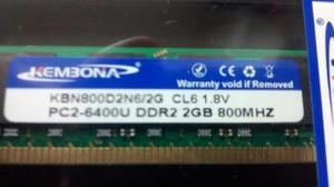 Memoria Ram Ddr2 2gb Pc Amd-intel Nueva Sellada.