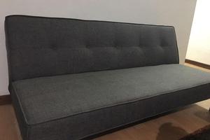 Sofá cama color gris