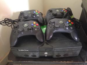 Xbox Clasica 4 Controles 80Gb Juegos