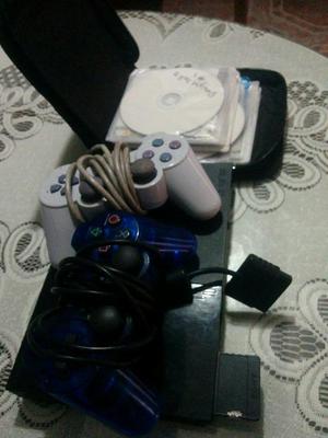 play dos slim con dos controles memoria y 20 juegos