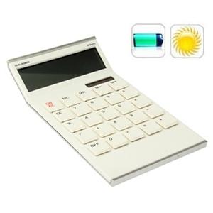 Calculadora De Escritorio 10 Dígitos Panel Solar(blanco)