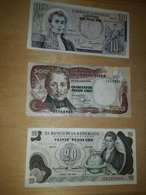 Billetes de  Se Venden O Cambia