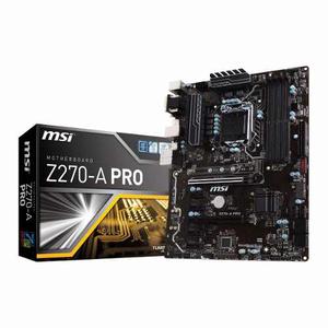 Board Msi Z270 A Pro Para Intel 6ta Y 7ma Generación