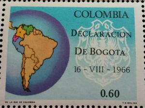 Filatelia Declaracion de Bogota