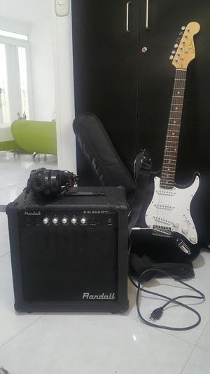 Guitarra Electrica con Amplificador