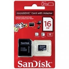 Memoria Microsd Sandisk Microsdhc 16 Gb