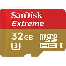 Micro Sd 32 Gb Sandisk Extreme 90 Mb/segundo Clase 10