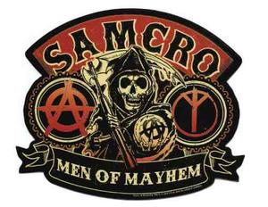 Sons Of Anarchy Hombres De Caos Pegatina !