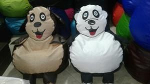 Puff Tipo Panda O Perro