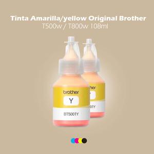 Tinta Amarilla/yellow Original Brother T500w / T800w 108ml