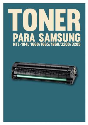 Toner Para Samsung Mtl104l 