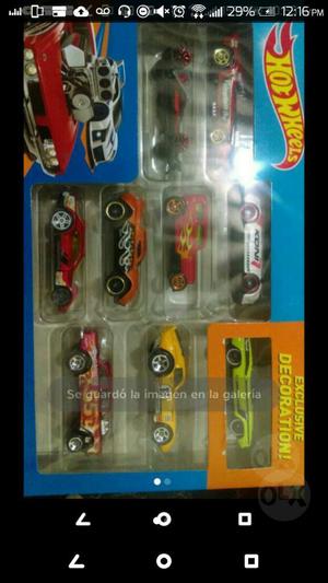 Cajita Carritos Hot Wheels