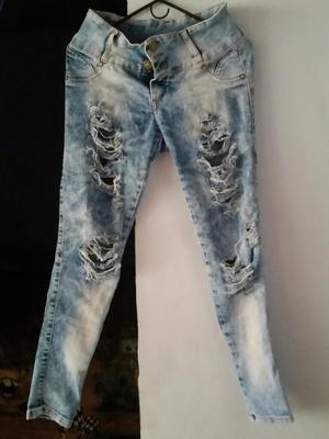 Lindo Jeans de Rotos Moderno Barato
