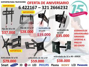 Bases Y Soportes de Tv en Promocion