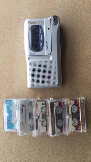 Grabadora Panasonic con Seis Cassettes