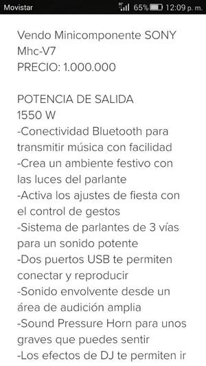 Parlante Sony V7