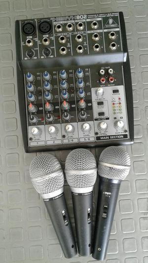 Se Vende Consola Beringer 3 Mic Profes