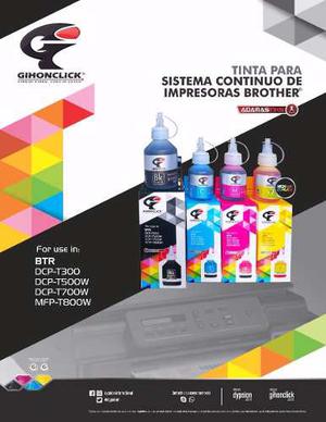 Kit Tintas Compatibles Brother Gihonclick T500w T700w T800w