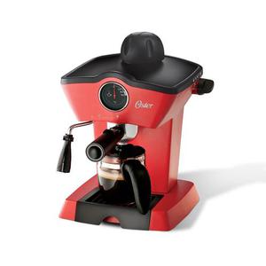 Cafetera De Vapor Para Espresso Y Capuccino Oster® Roja