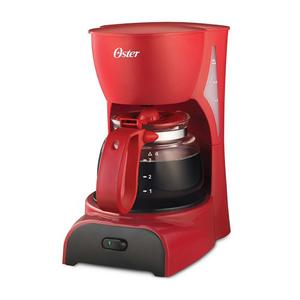 Cafetera Oster® Roja De 4 Tazas Práctica Y Fácil De Usar