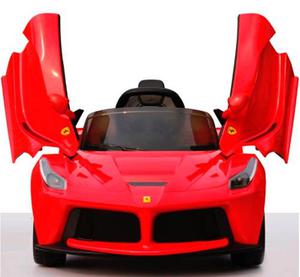 Carro Eléctrico Ferrari Para Niños, 2 Motores De 12