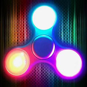 Fidget Hand Spinner Led. Jueguete Anti Estrés 5 Colores