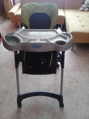 GANGA SILLA COMEDOR PARA BEBE RECLINABLE Y CON RUEDAS