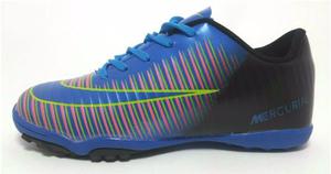 Guayos Nike Mercurial Niño Sintética Futbol + Envío