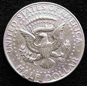 Moneda Usa Half Dollar  Plata