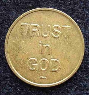 Token Moneda Ficha Usa Trust In God,confia En Dios
