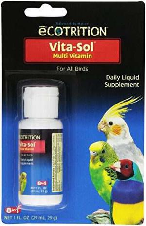Ecotrition Vita-sol Multivitamínico Para Las Aves, De 1 Onz