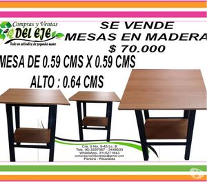 MESA EN MADERA PEQUEÑAS