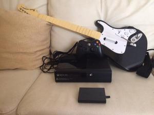 REGALO XBOX 360 CONTROL GUITARRA GUITAR HERO DISCO DURO DE