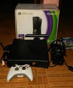 Xbox 360 Slim 3.0 1 Control 18 Juegos Caja Excelente Estado