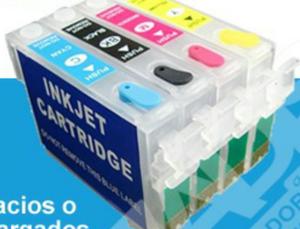 Cartuchos Recargables Epson con Tinta.