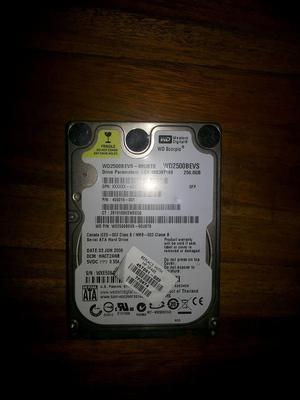 Disco duro Western digital 250 gb