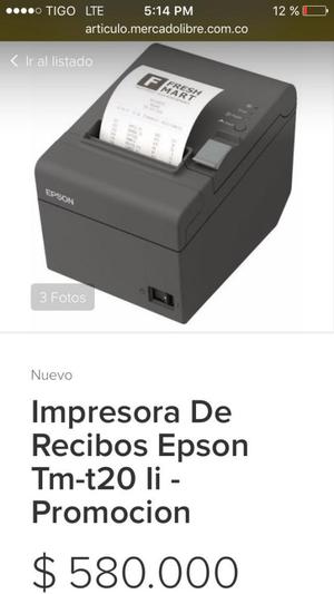 Impresora Termica Tmt20