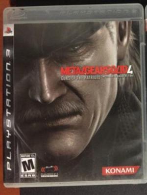 METAL GEAR SOLID 4 PS 3 PLAY STATION 3