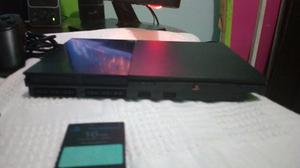 Playstation 2 Consola Slim - Negro Excelente Y Muy Cuidada