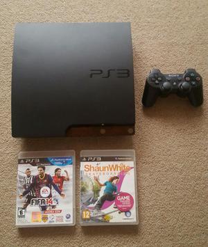 Ps3 Slim 320gb 2 Juegos Sello de Sony