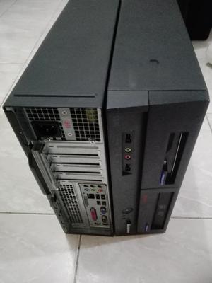 TORRES LENOVO CORE 2 DUO, 2GB, 160GB, MONITOR, MOUSE Y