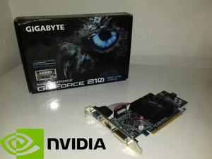 Tarjeta Gráfica Gigabyte GeForce 210 Nueva. En su empaque