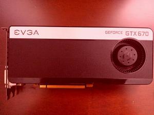 Tarjeta de Video Evga Geforce Gtx 670 Gddr5 2gb Direct X12