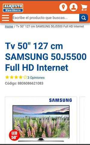 Smart.tv 50 Nuevo Samsung 50j Full