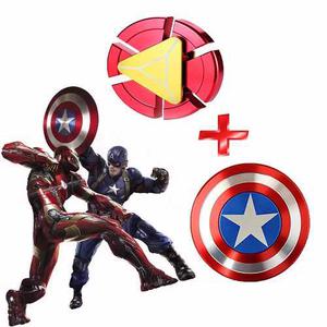 Fidget Spinner Avengers Capitan America + Iron Man