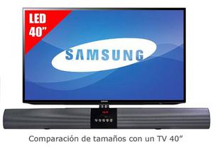 Mega Barra De Sonido Ws- Bluetooth 1 Metro, Smart Tv