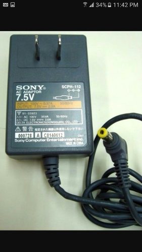 Psone Ps1 Adaptador Corriente Sony Original