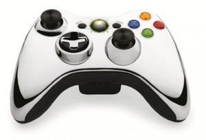 Controlador Inalámbrico Xbox 360 - Plata Cromada