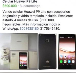 Huawei p9 Lite con accesorios